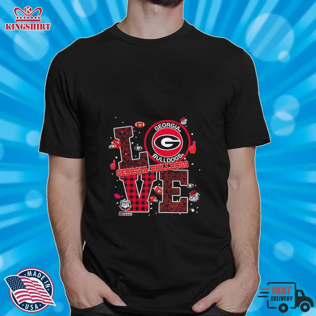 Big Love Georgia Bulldogs Logo Shirt Comfortable t-shirt