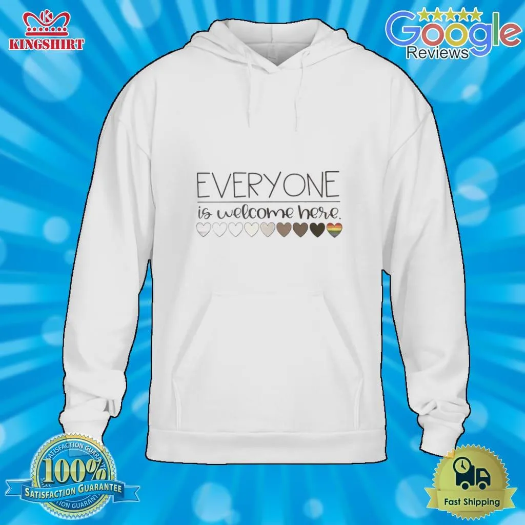Everyone Is Welcome Here Lgbt Shirt Vintage T-shirt
