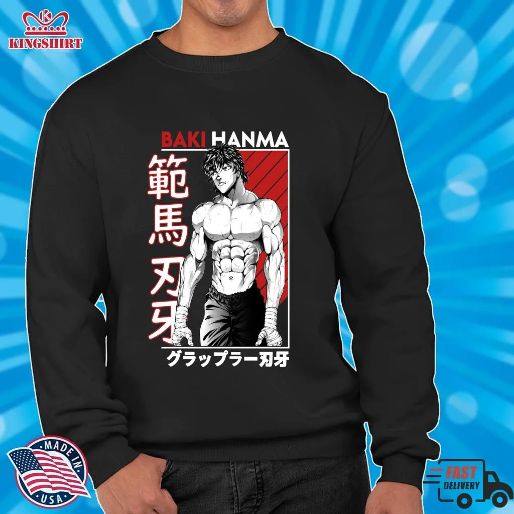 Awesome Baki Hanma Classic T Shirt Size up S to 4XL