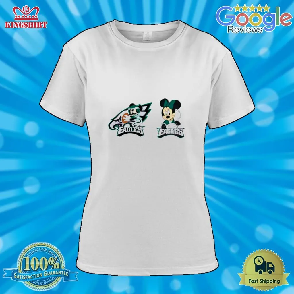 Mickey And Minnie Philadelphia Eagles Super Bowl Lvii 2023 Shirt Unisex Tshirt