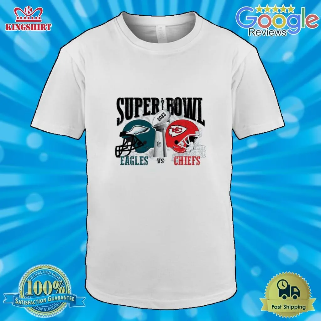Philadelphia Eagles Vs Kansas City Chiefs 2023 Lvii Super Bowl Shirt