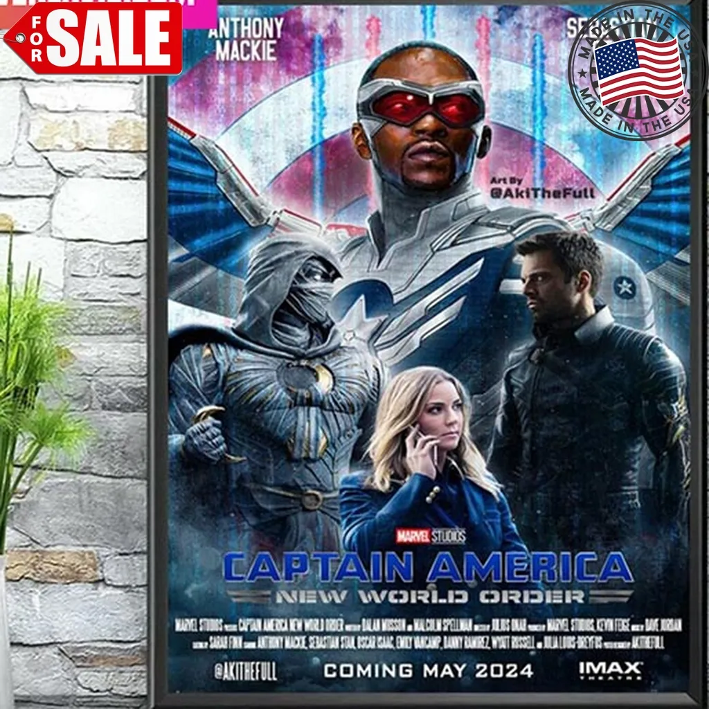 Captain America X Moon Knight X Winter Soldier X Sharon Carter Captain America New World Order Poster