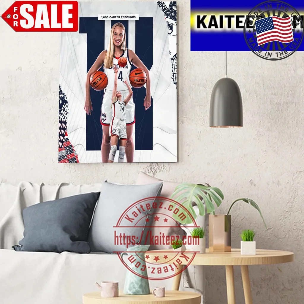 Funny Dorka Juhasz 1000 Career Rebounds With Uconn Womens Basketball Art Decor Poster Plus Size