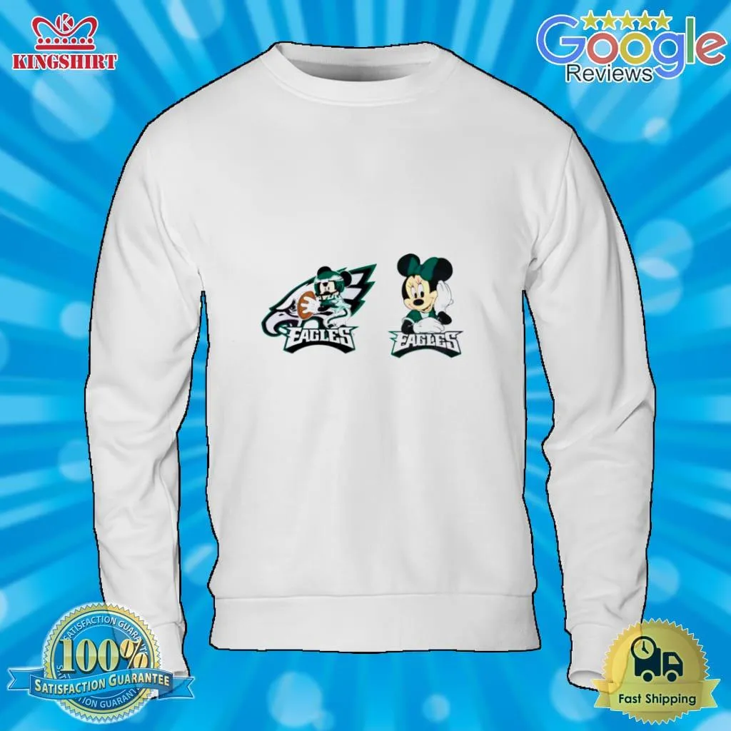 Mickey And Minnie Philadelphia Eagles Super Bowl Lvii 2023 Shirt Unisex Tshirt
