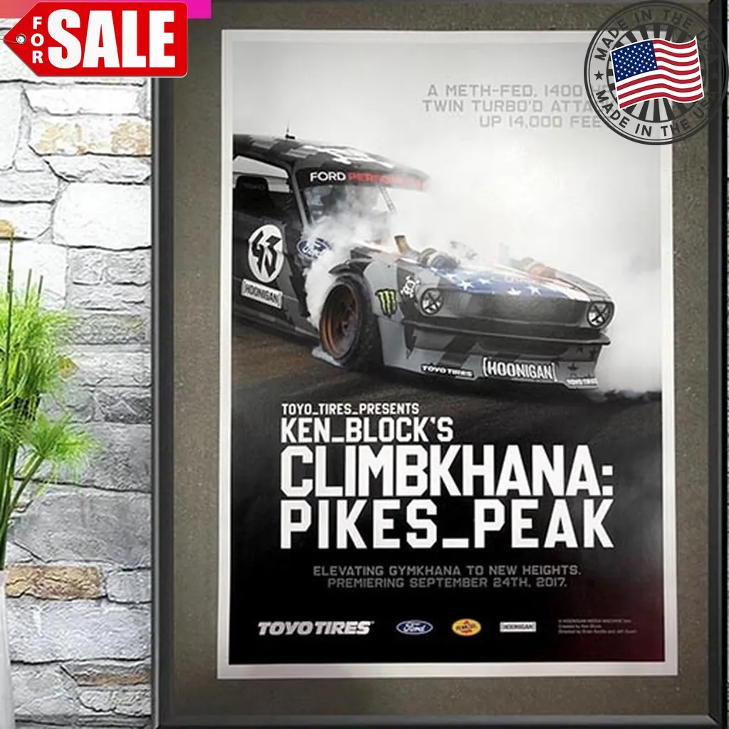 Hoonigan Racing Division Legend Ken Block Home Decorations Poster