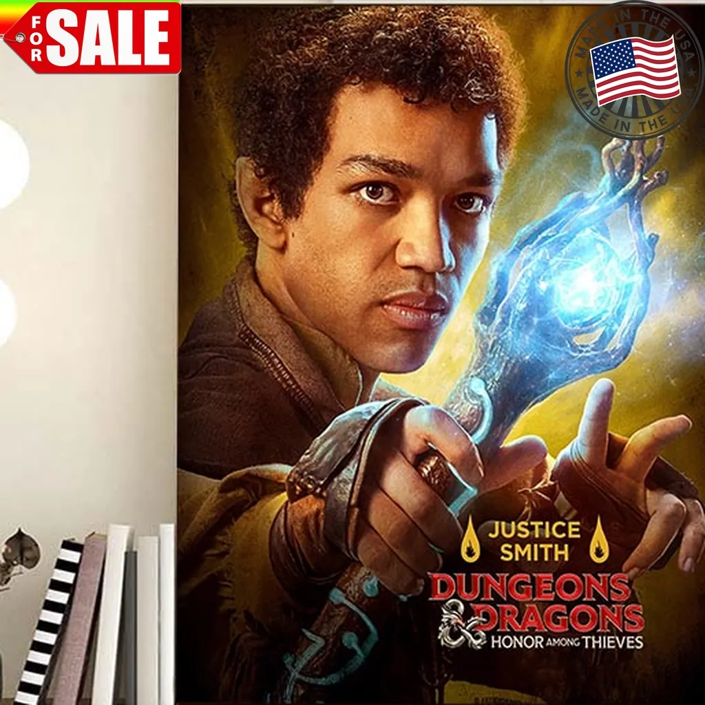 Justice Smith As Simon The Sorcerer In The Dungeons And Dragons Honor Among Thieves Home Decor Poster