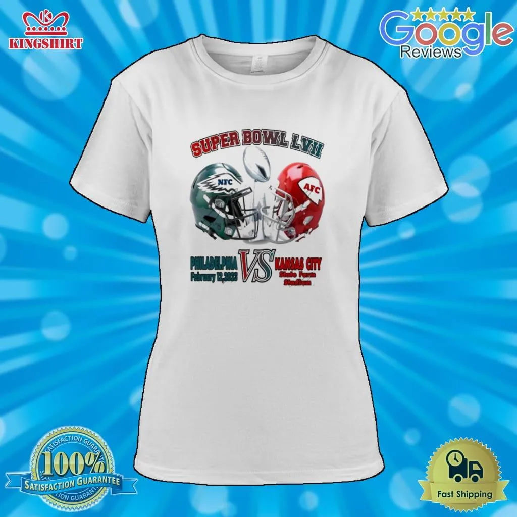 Super Bowl Lvii Philadelphia Vs Kansas City 2023 Shirt Unisex Tshirt