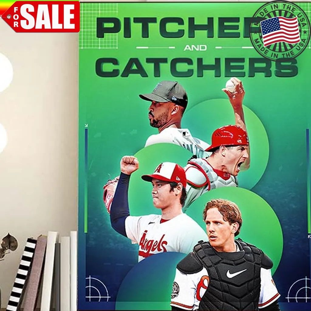 Mlb Pitchers And Catchers Home Decor Poster