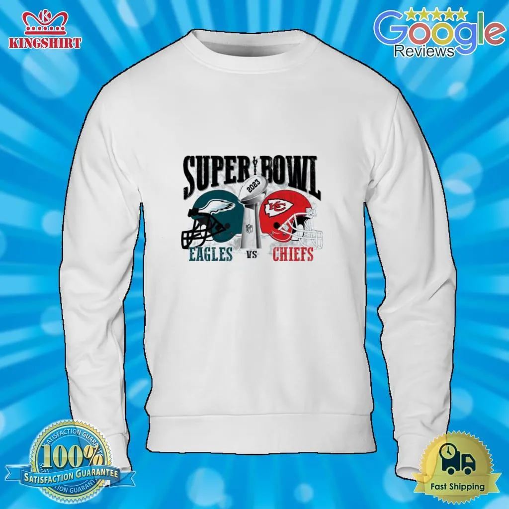 Philadelphia Eagles Vs Kansas City Chiefs 2023 Lvii Super Bowl Shirt