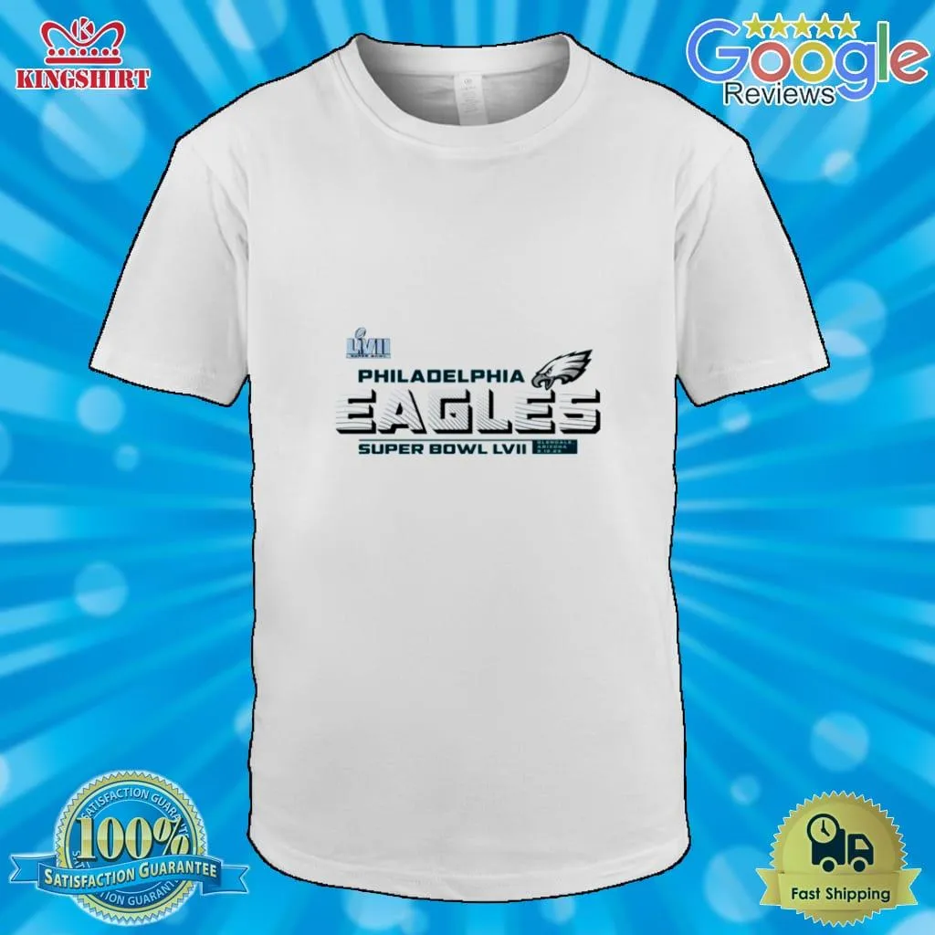2023 Philadelphia Eagles Super Bowl Lvii Vivid Striations Shirt Unisex Tshirt