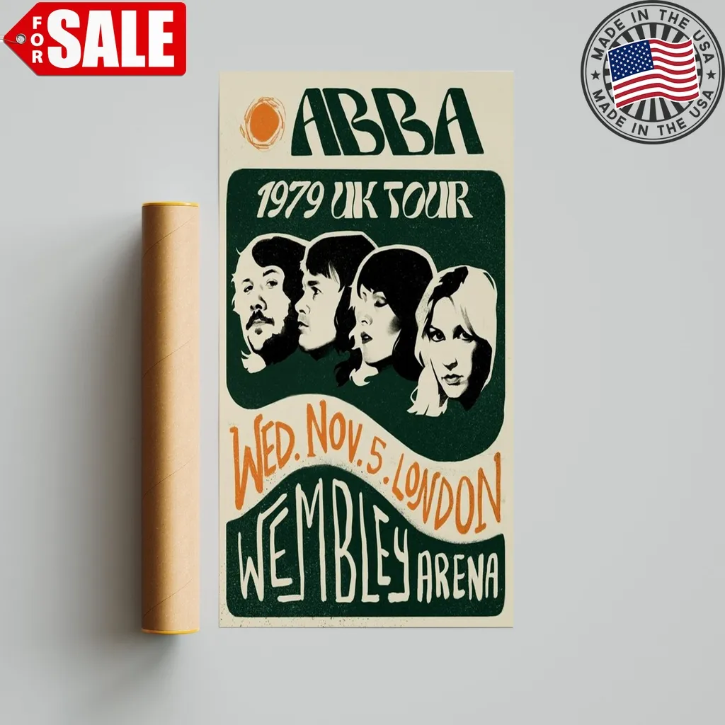 Abba Tour 1979 Concert Music Poster Trending