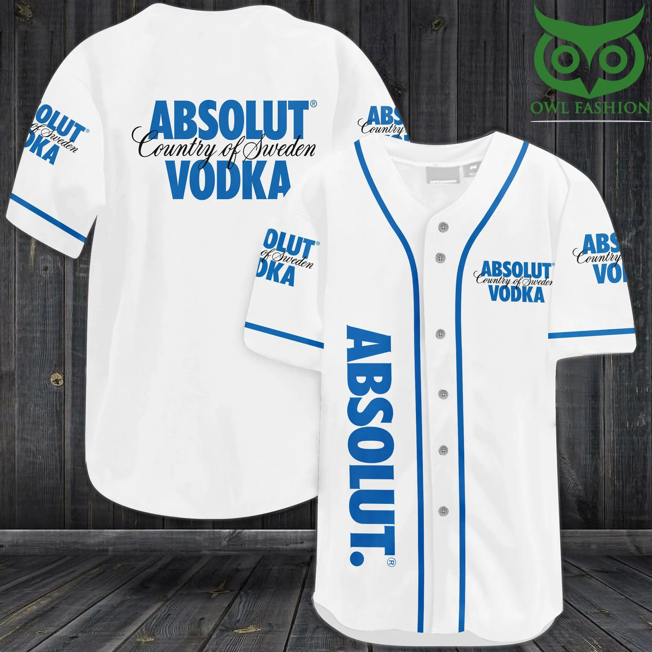 Absolut Vodka Baseball Jersey Shirt  Trending