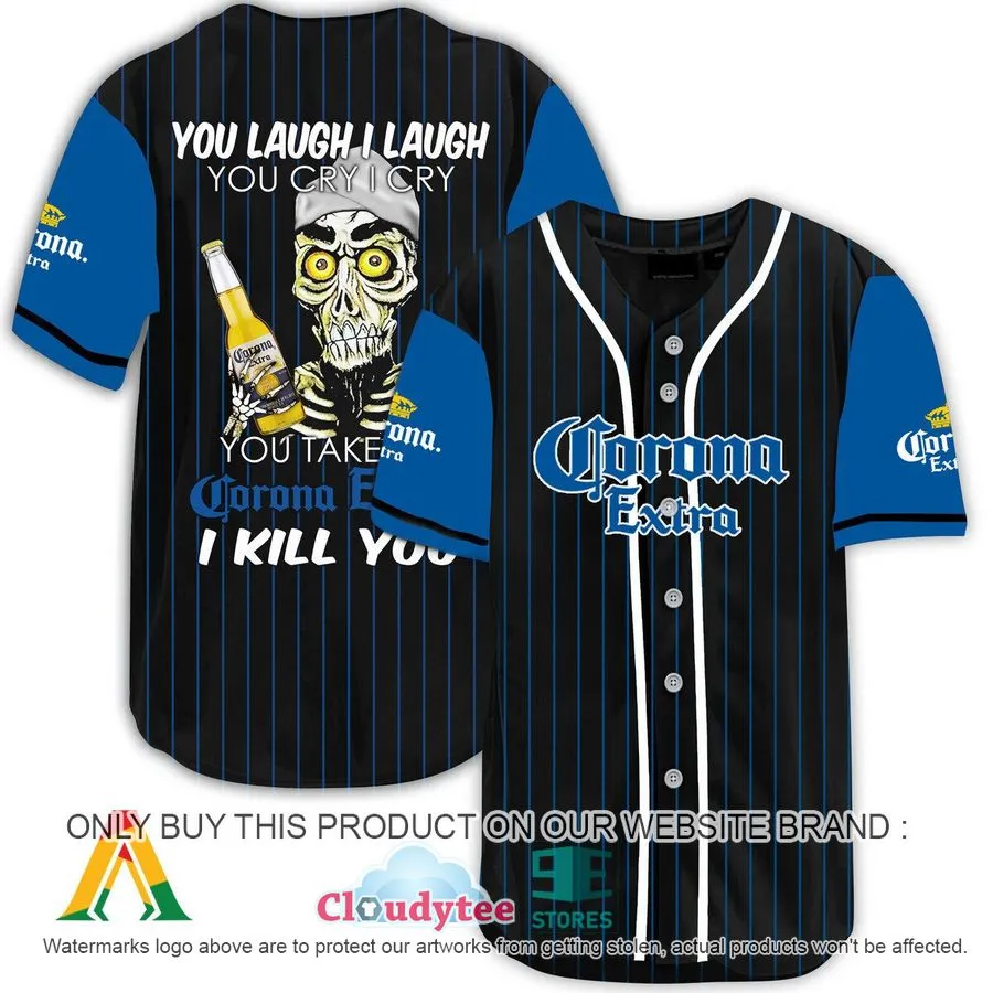 Achmed The Dead Terrorist You Laugh I Laugh You Take My Corona Extra Beer I Kill You Baseball Jersey
