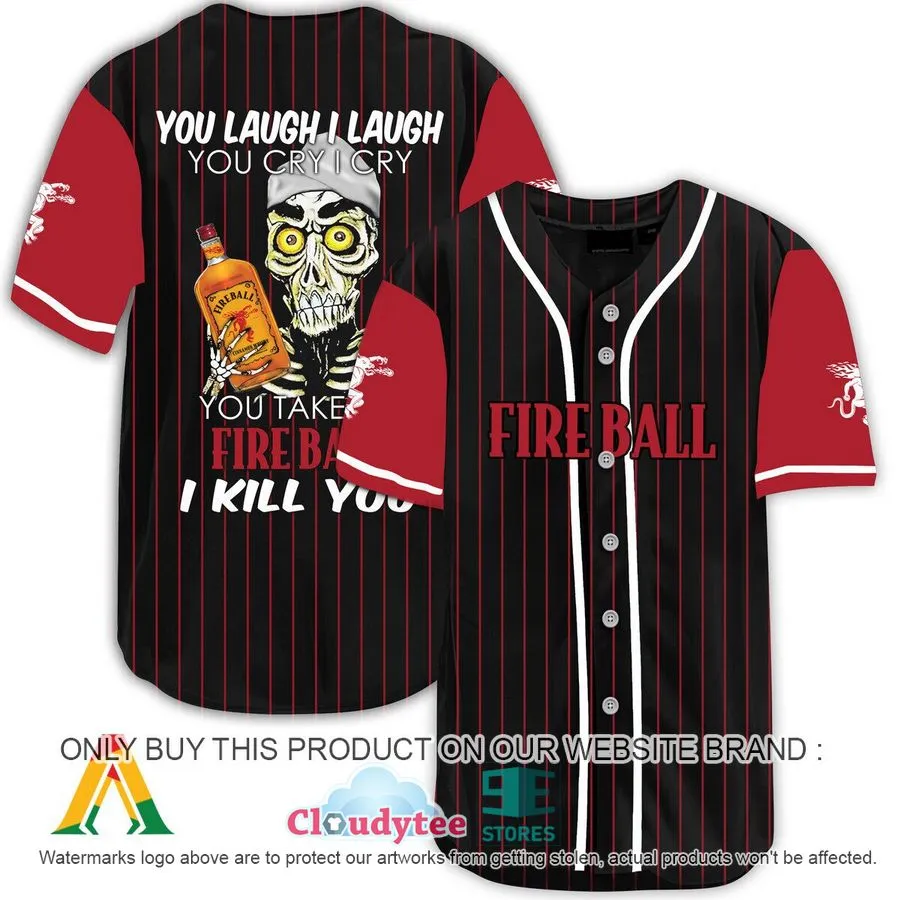 Achmed The Dead Terrorist You Laugh I Laugh You Take My Fireball Whiskey I Kill You Baseball Jersey