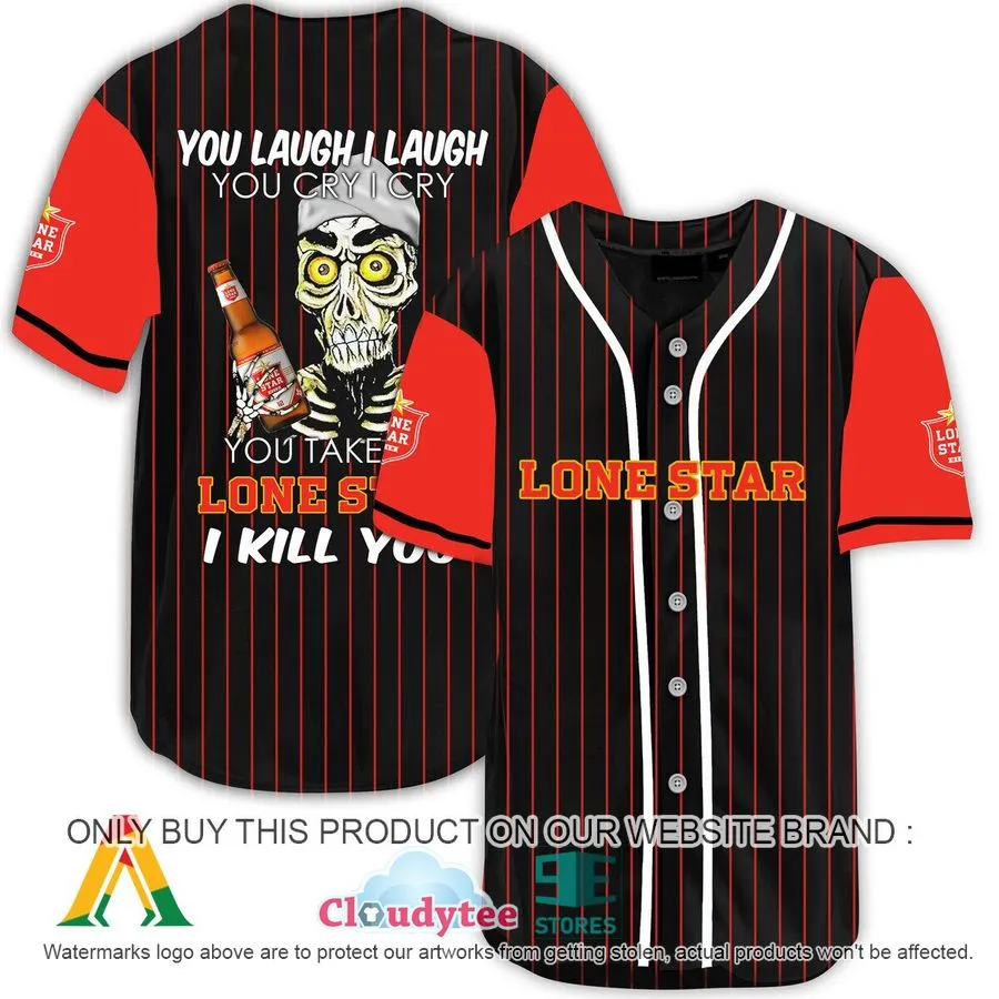 Achmed The Dead Terrorist You Laugh I Laugh You Take My Lone Star Beer I Kill You Baseball Jersey