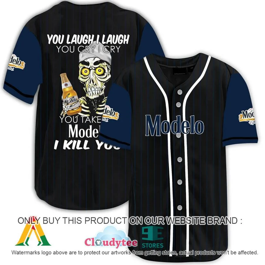 Achmed The Dead Terrorist You Laugh I Laugh You Take My Modelo Beer I Kill You Baseball Jersey Trending