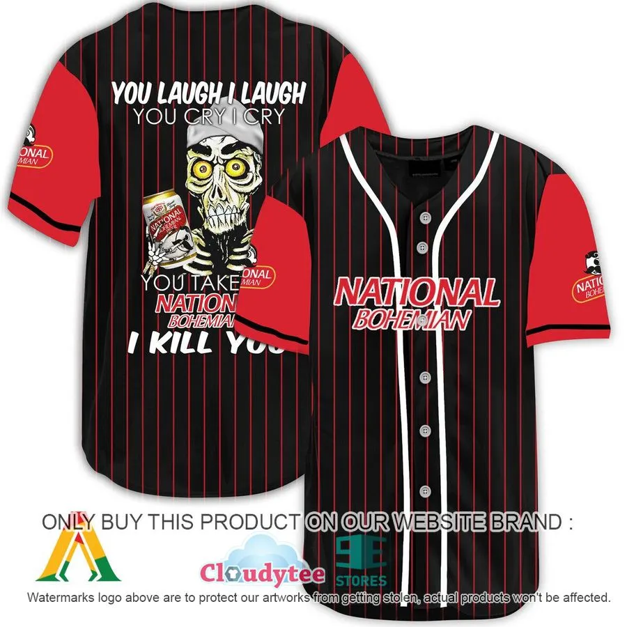 Achmed The Dead Terrorist You Laugh I Laugh You Take My National Bohemian I Kill You Baseball Jersey Trending