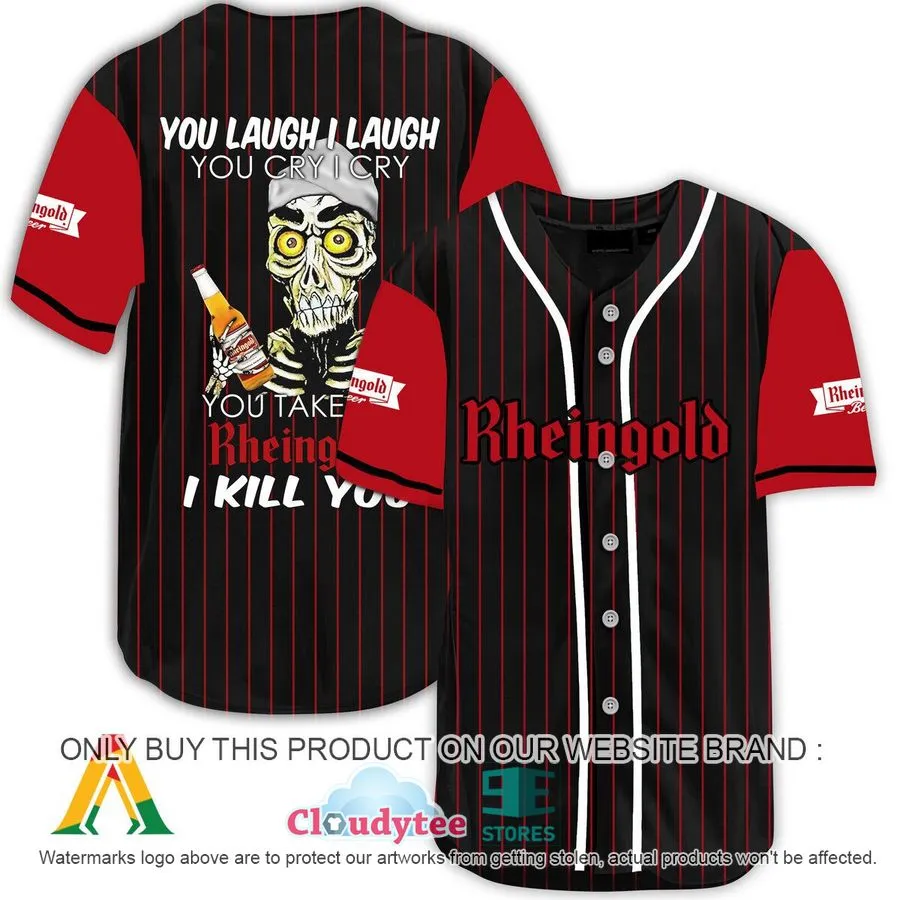 Achmed The Dead Terrorist You Laugh I Laugh You Take My Rheingold Beer I Kill You Baseball Jersey Trending
