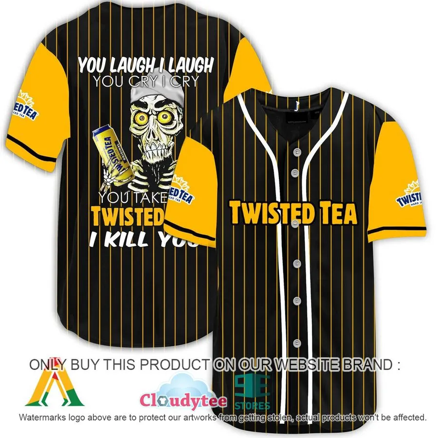 Achmed The Dead Terrorist You Laugh I Laugh You Take My Twisted Tea I Kill You Baseball Jersey Trending