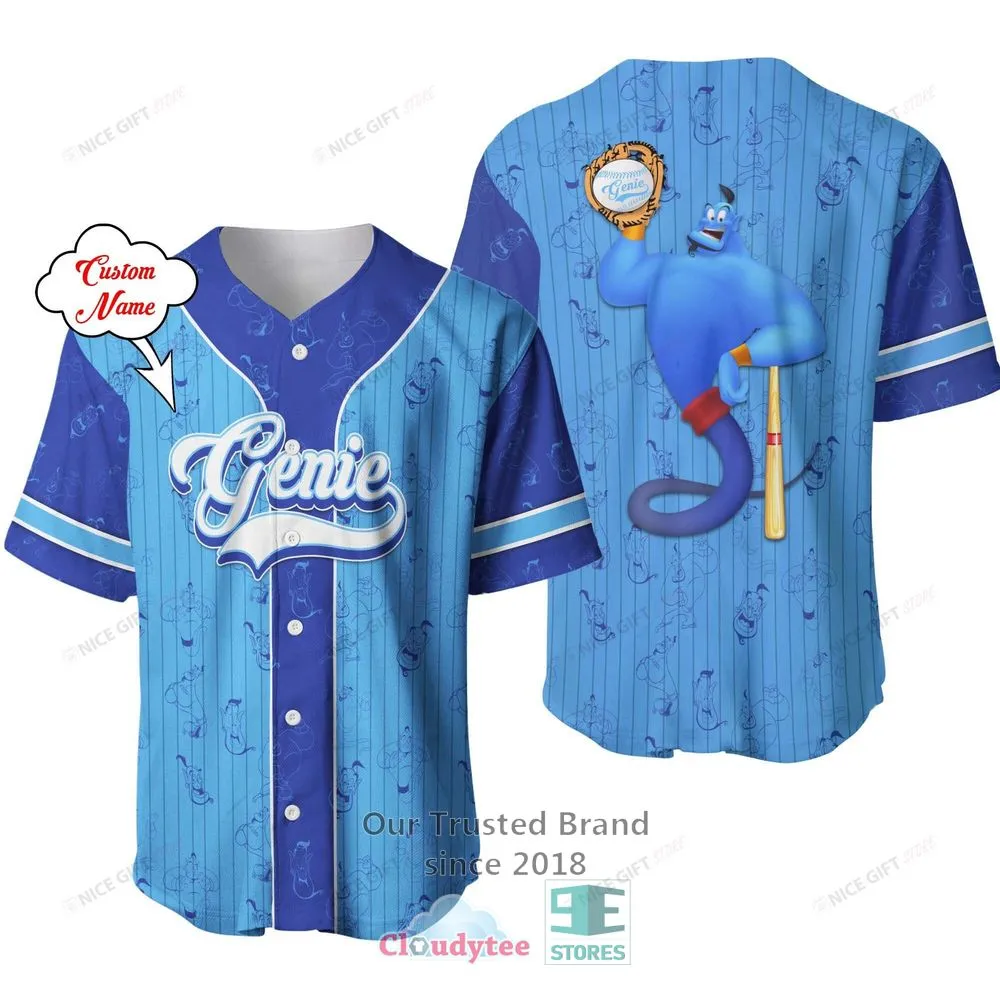 Aladdin Genie Custom Name Baseball Jersey Shirt