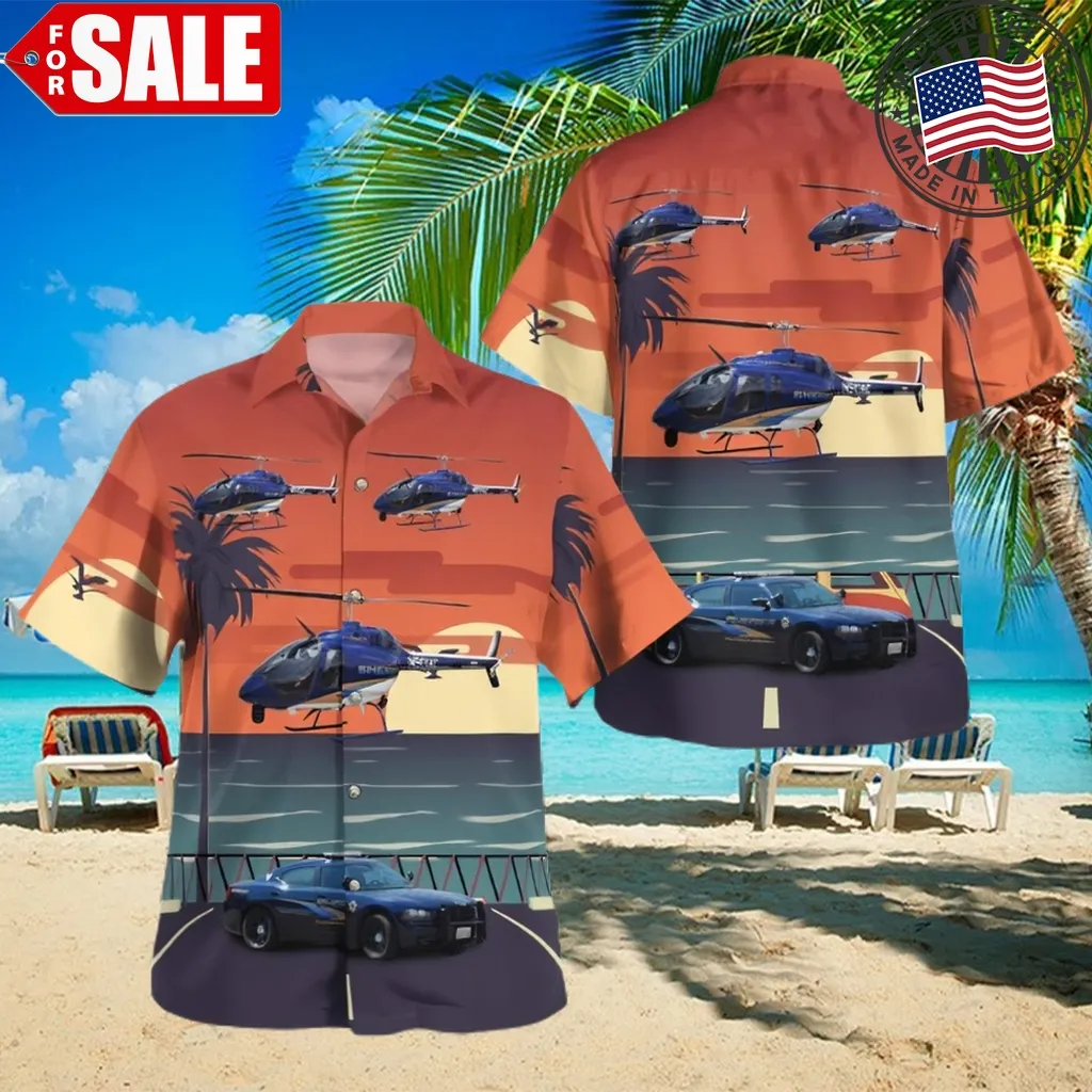 Alameda County California Alameda County Sheriff S Office Dodge Charger And Bell Hawaiian Shirt Size up S to 5XL