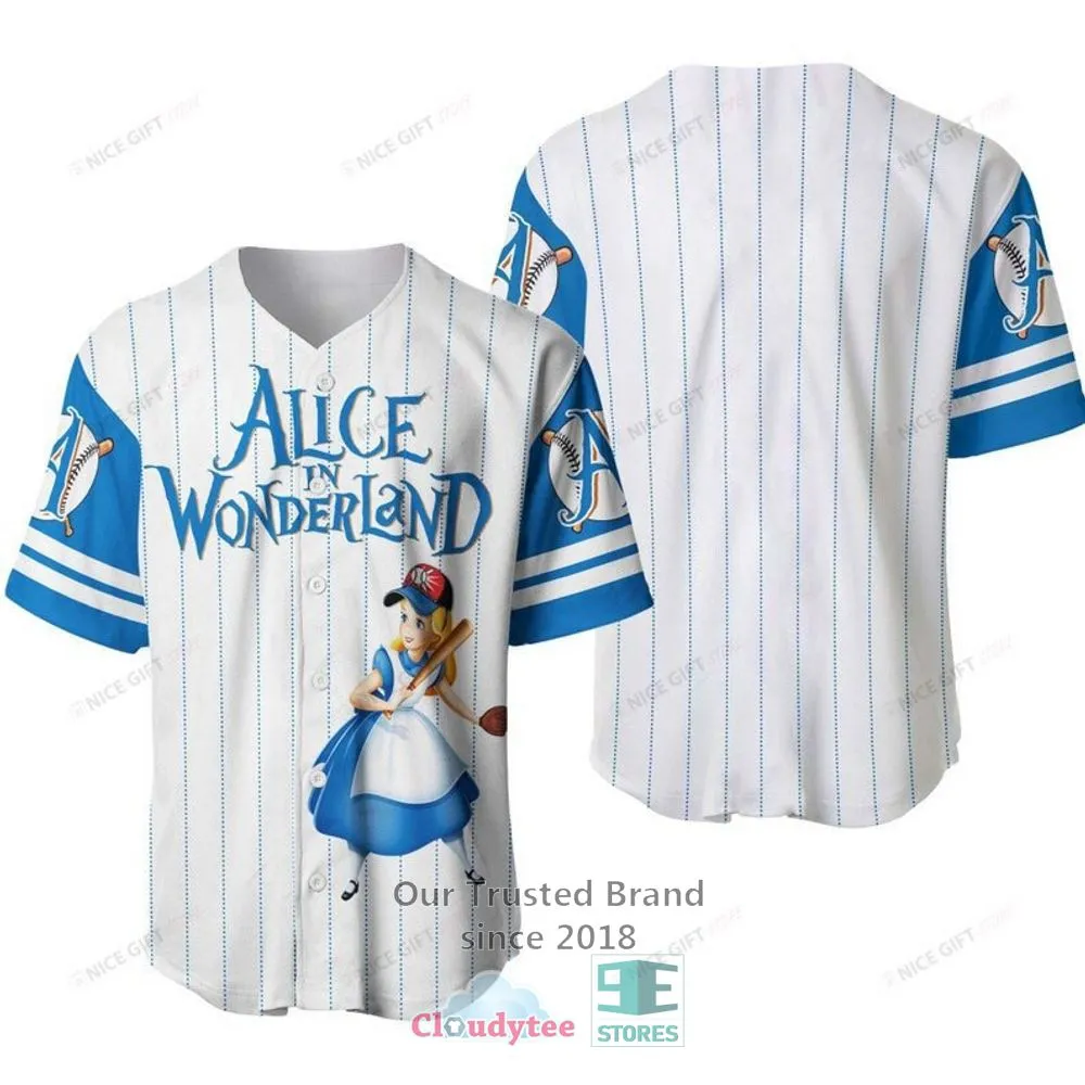 Alice In Wonderland Play Baseball Jersey Shirt Trending