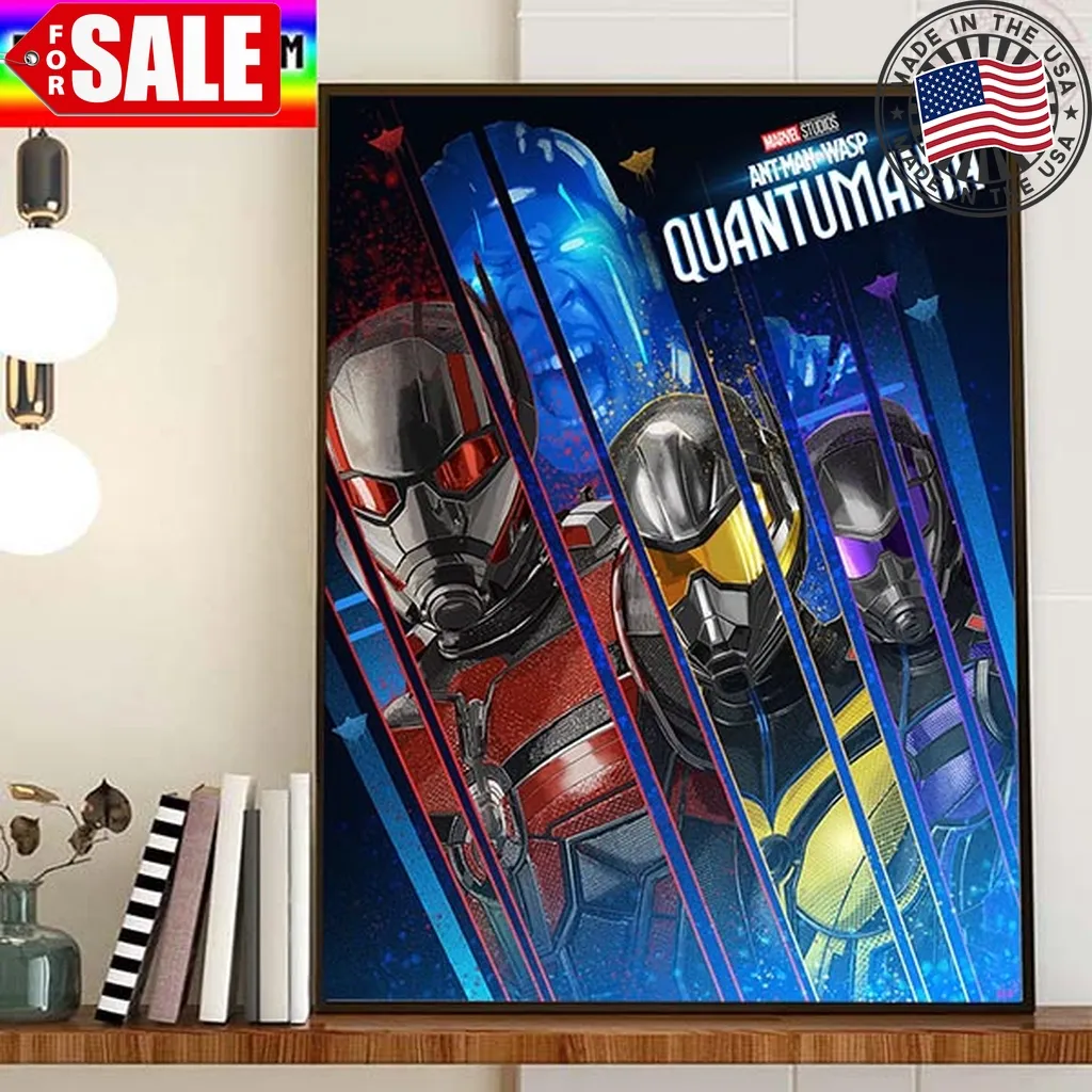 Ant Man And The Wasp Quantumania Of Marvel Studios Fan Art Poster Movie Home Decor Poster Canvas Trending