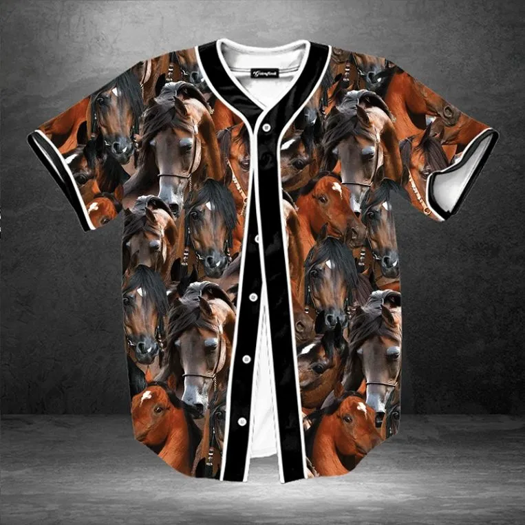 Arabian Horse 12345 Gift For Lover Baseball Jersey Trending