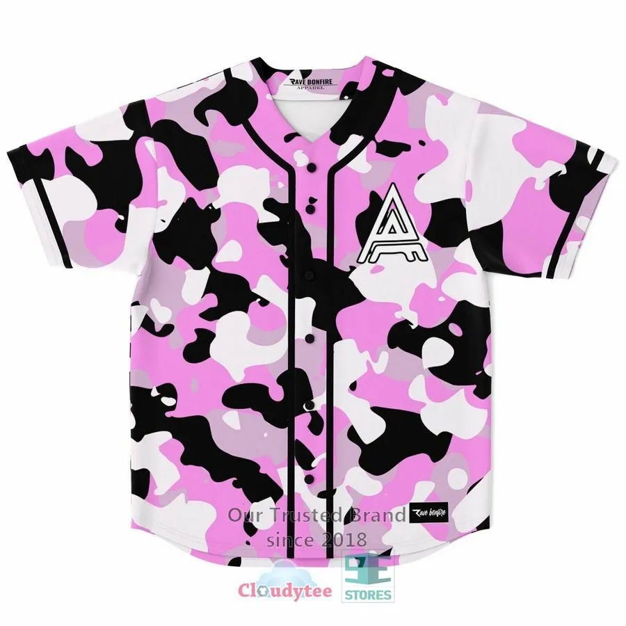 Armnhmr 13 Pink Camo Baseball Jersey Trending