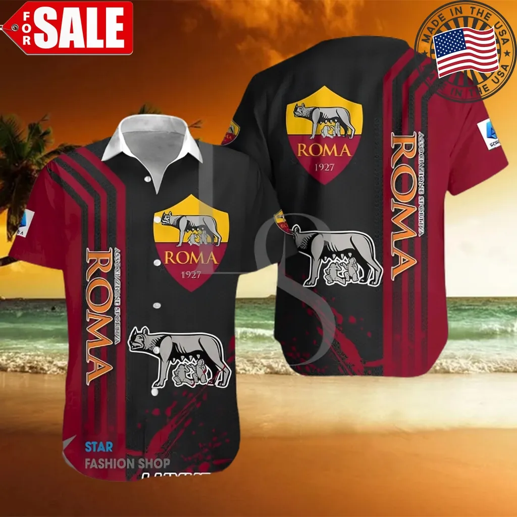 As Roma Seria A Hawaiian Shirt Size up S to 5XL
