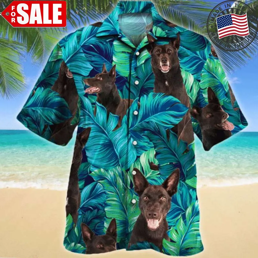 Australian Kelpie Dog Hawaiian Shirt Unisex