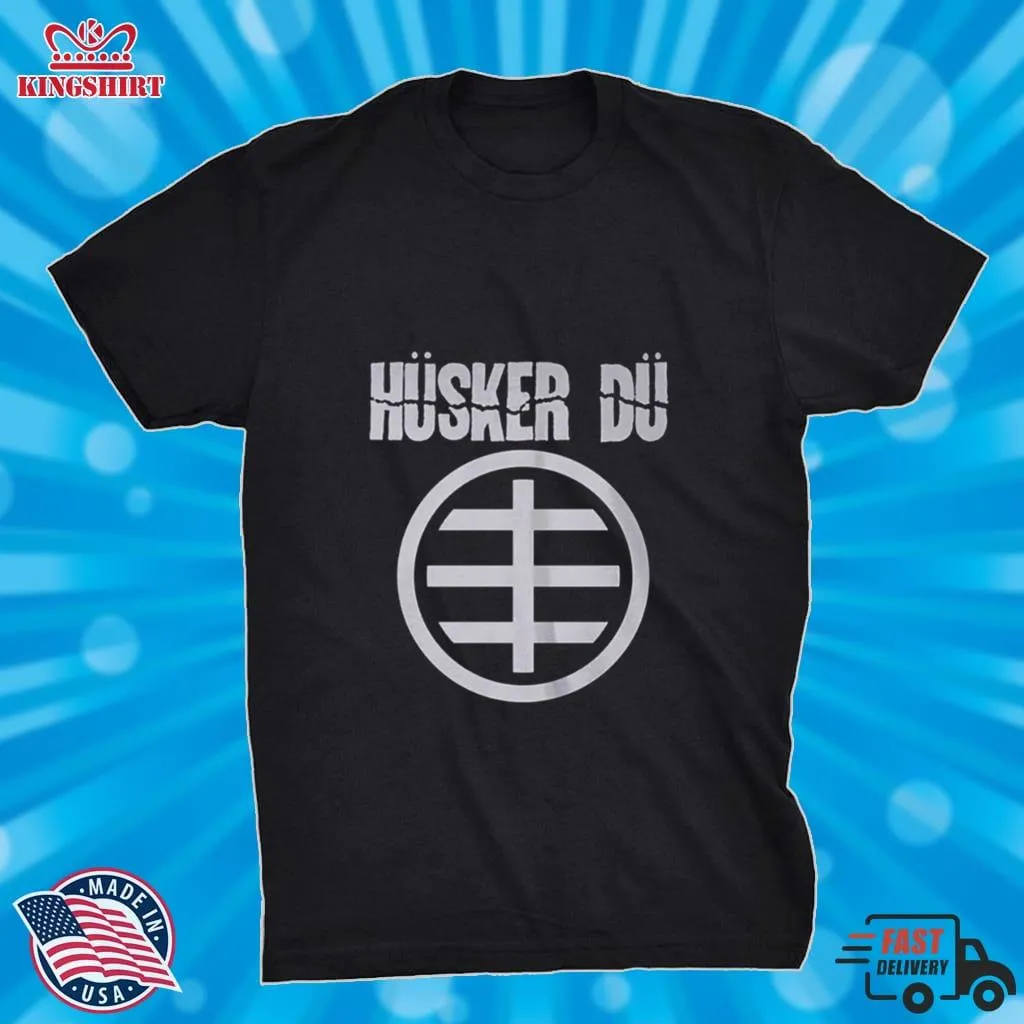 Blue Husker Du Circle Logo Shirt