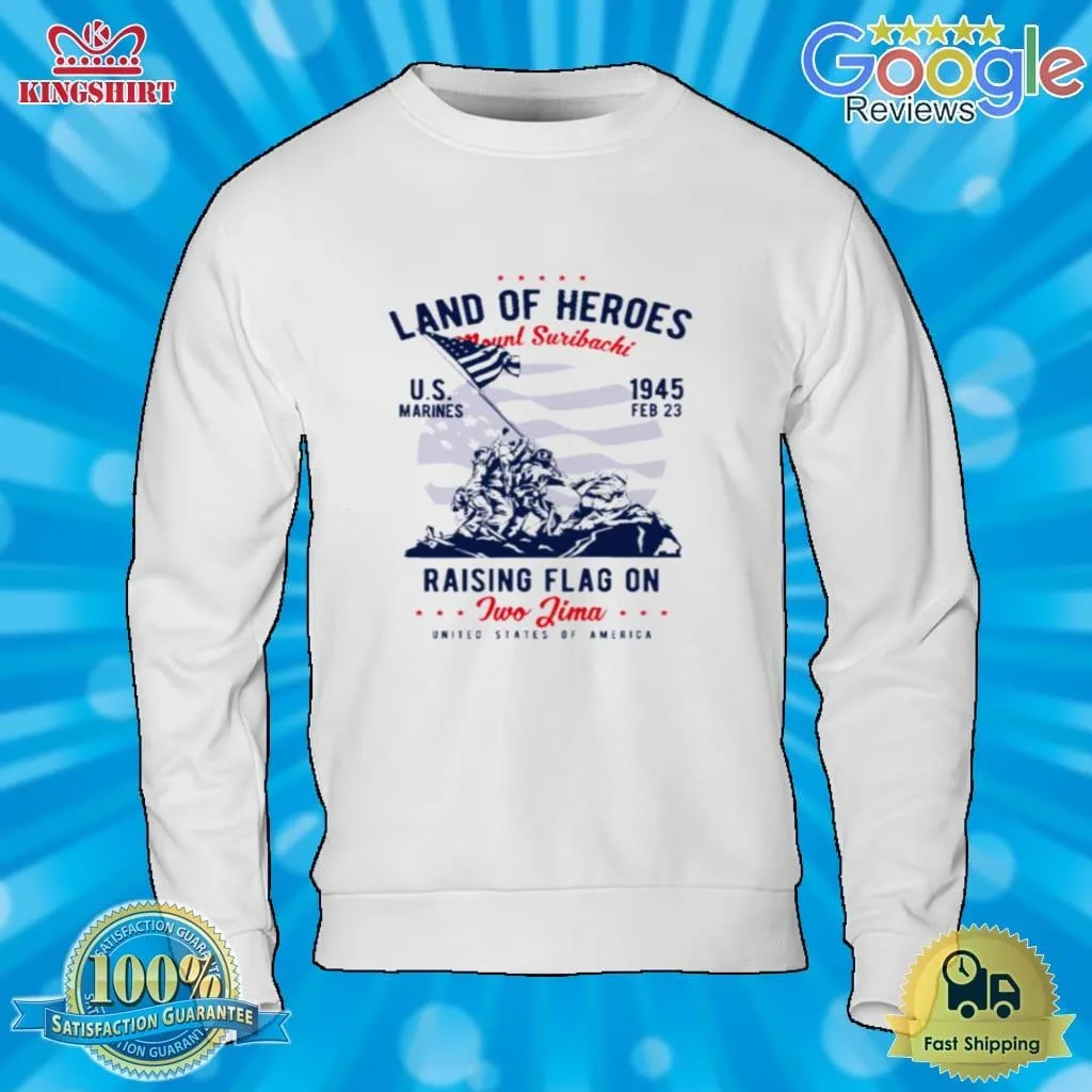 Land Of Heroes Jwo Jima Shirt Plus Size
