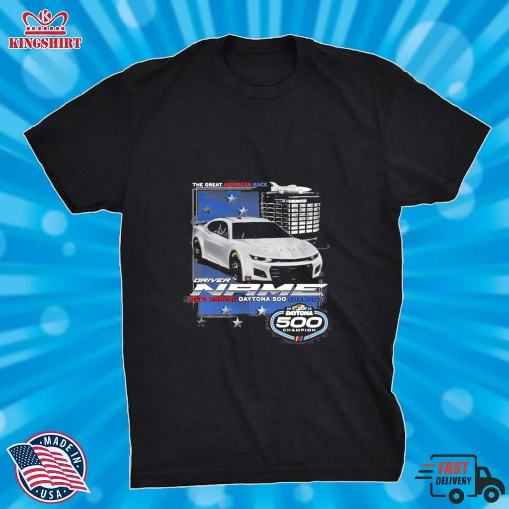 Ricky Stenhouse Jr Checkered Flag 2023 Daytona 500 Champion Shirt Unisex Tshirt Trending