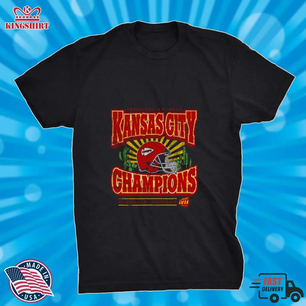 Kansas City Chiefs 2023 Super Bowl Lvii Champions In The Desert Vintage Shirt Unisex Tshirt