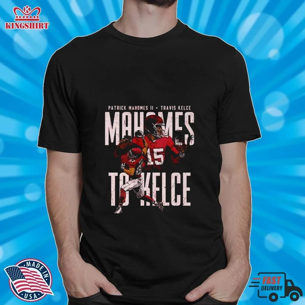 Patrick Mahomes Ii Vs Travis Kelce Kansas City Football T Shirt Plus Size