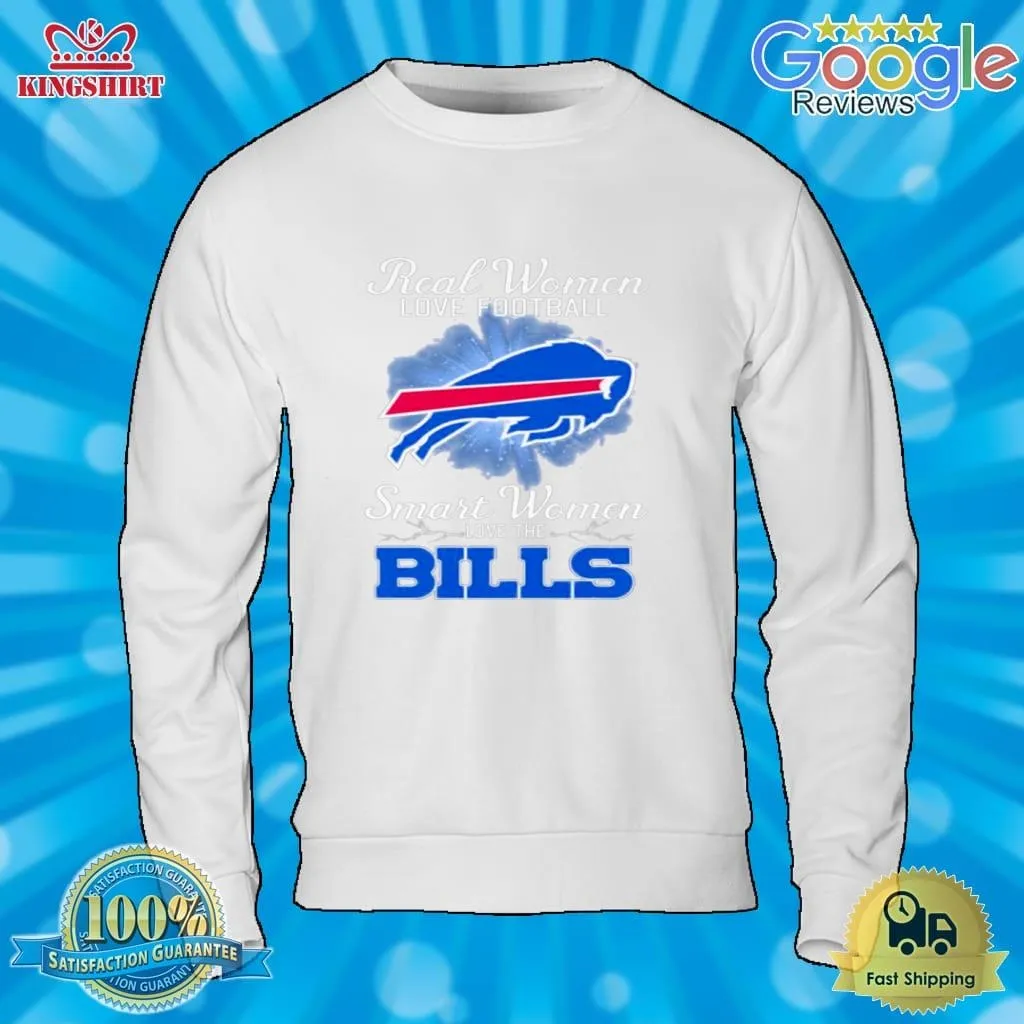 Real Women Love Football Smart Women Love The Buffalo Bills 2023 Logo Shirt Unisex Tshirt Football,Aunt
