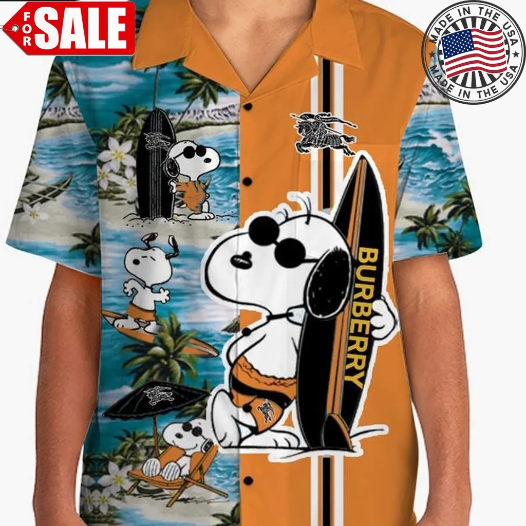 Burberry Snoopy Hawaiian Shirt Unisex