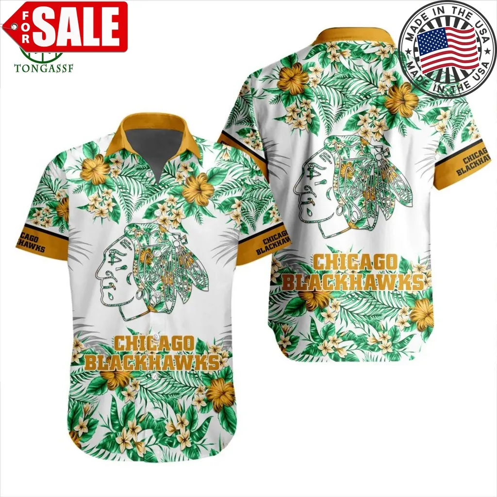 Chicago Blackhawks Nhl Team Beach Vibe Hawaiian Shirt Size up S to 5XL