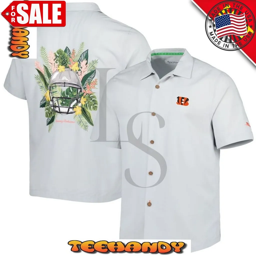Cincinnati Bengals Print Swordfish Hawaiian Shirt Size up S to 5XL