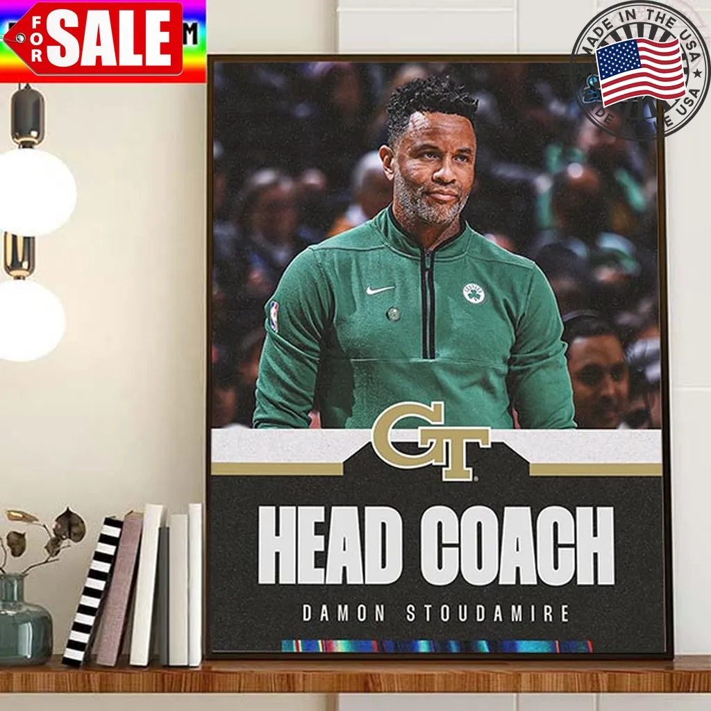 Damon Stoudamire Is The New Head Coach Of The Georgia Tech Yellow Jackets Mens Basketball Home Decor Poster Canvas Trending