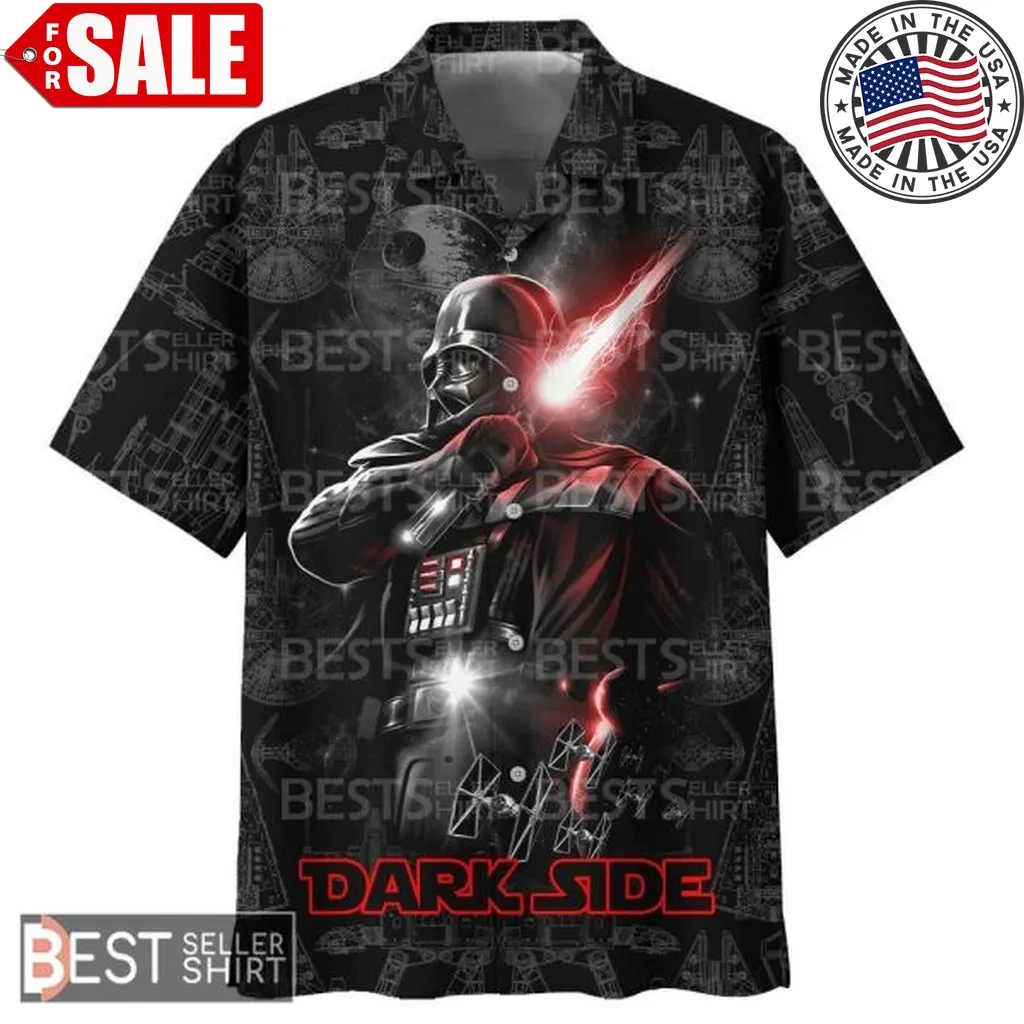 Dark Side Rising Darth Vader Star Wars Hawaiian Shirt Size up S to 5XL