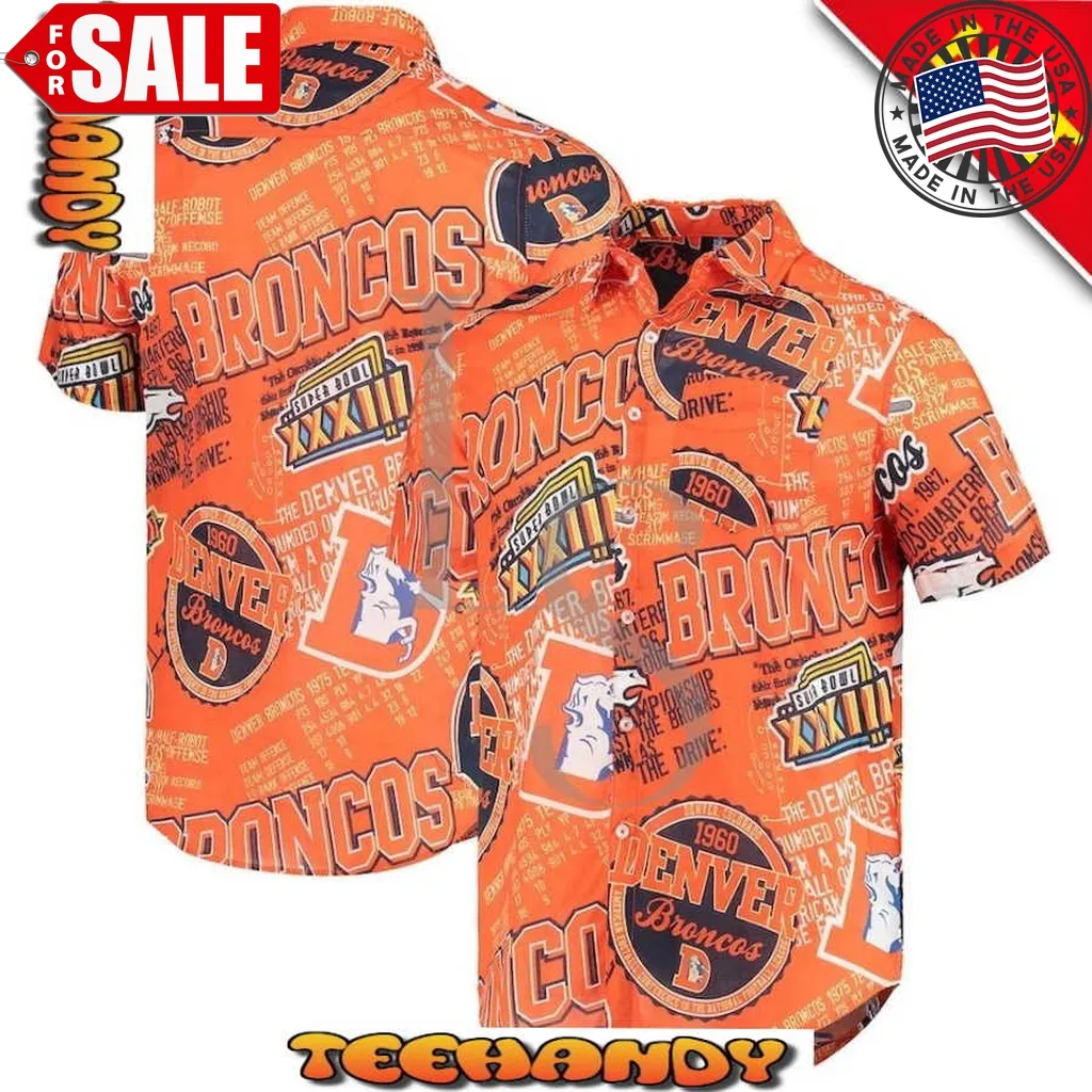 Denver Broncos Super Bowl Hawaiian Shirt Unisex