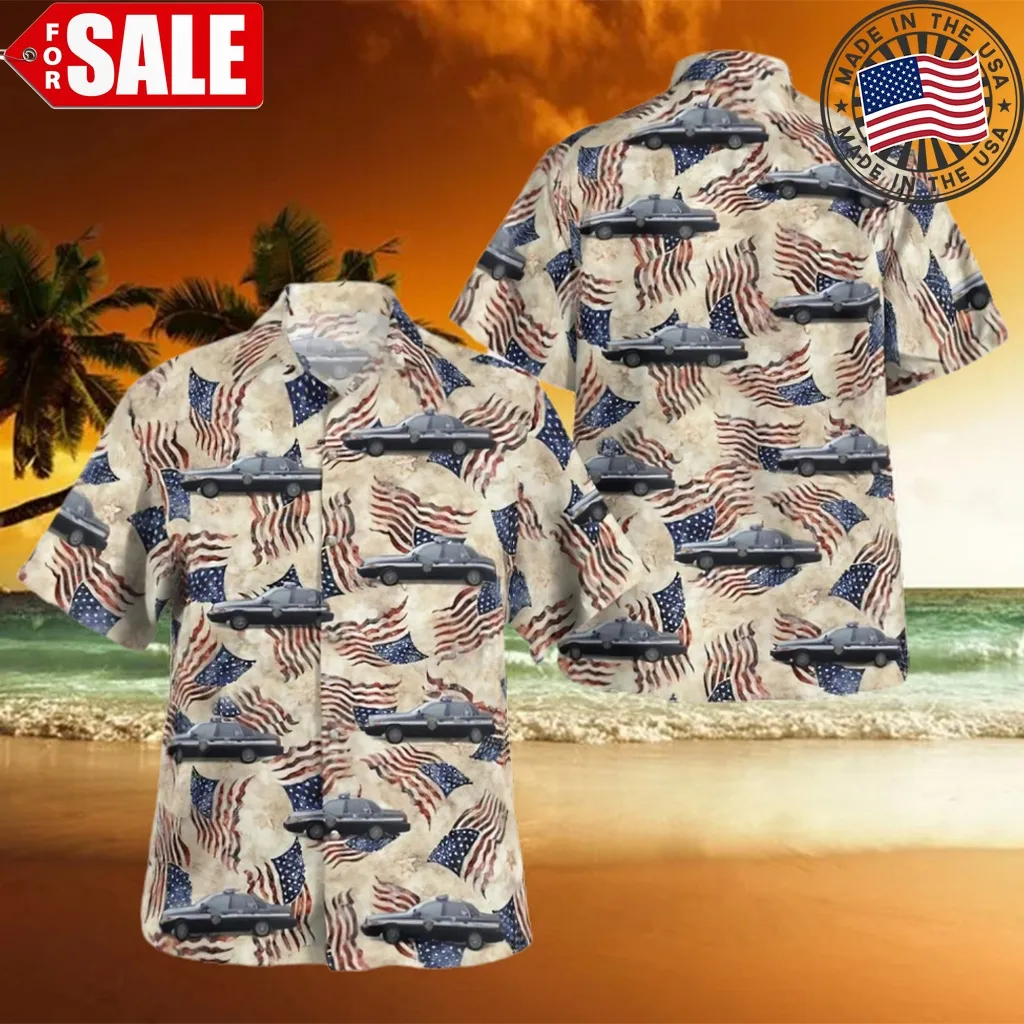 Dover Police Department Ford Crown Victoria K 9 Unit 4Th Of July Hawaiian Shirt Plus Size