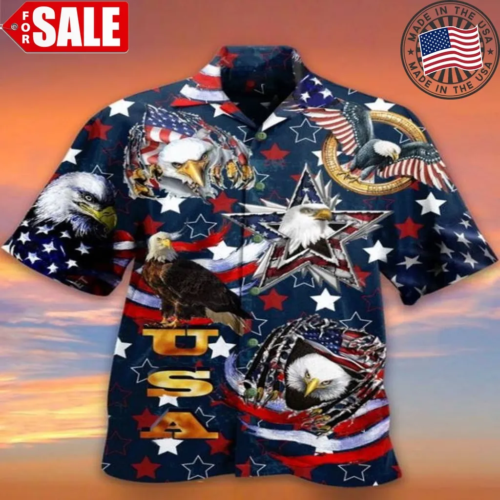 Eagle Veteran Hawaiian Shirt Unisex