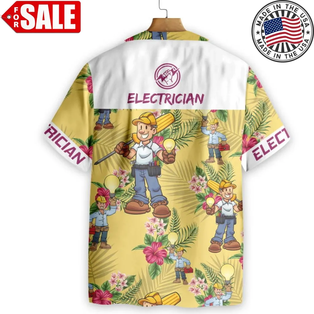 Electrician Hawaiian Shirt Unisex