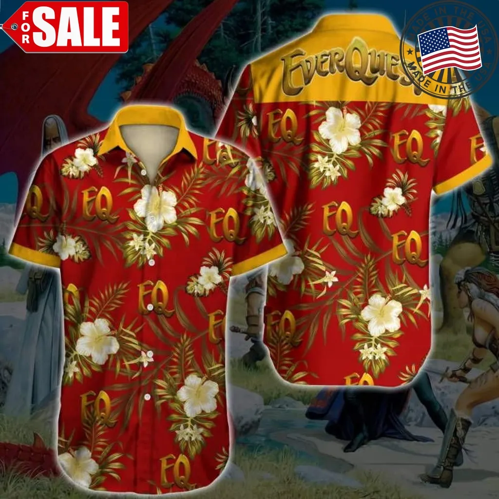 Everquest Ii Hawaiian Shirt Size up S to 5XL