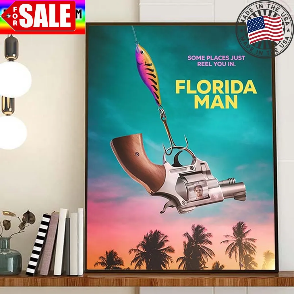 Florida Man Official Poster Movie Home Decor Poster Canvas Trending