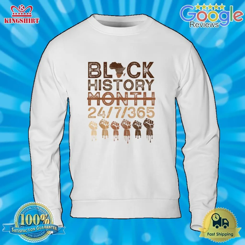 Black History Month 2023 Black History 365 Melanin Pride T Shirt