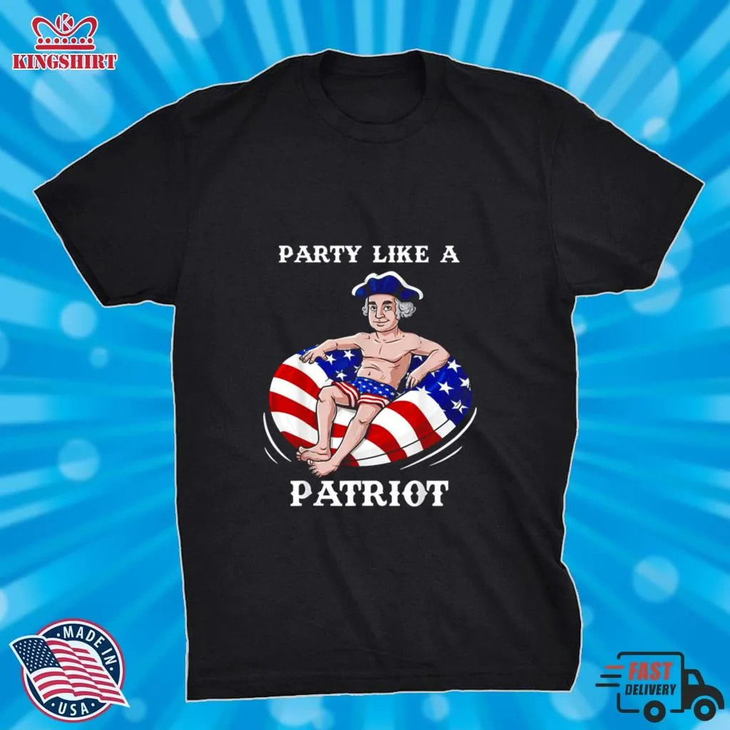 George Washington 4Th Of July Usa Patriot Shirt